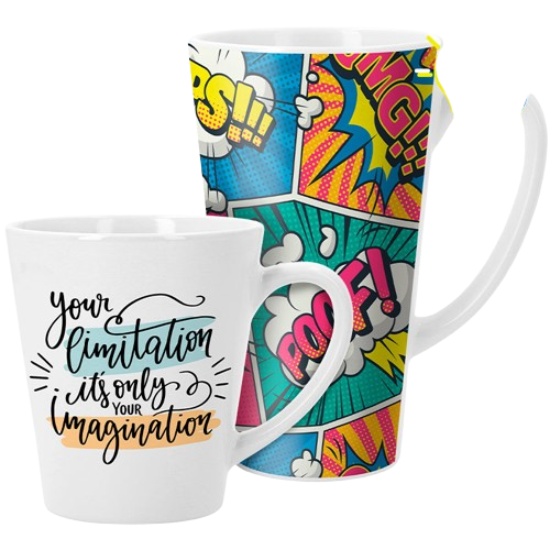 Taza Cónica Blanca